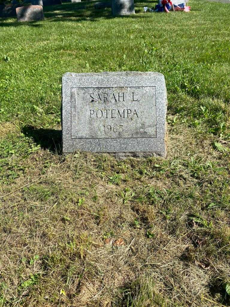 Sarah L. Potempa's grave. Photo 2