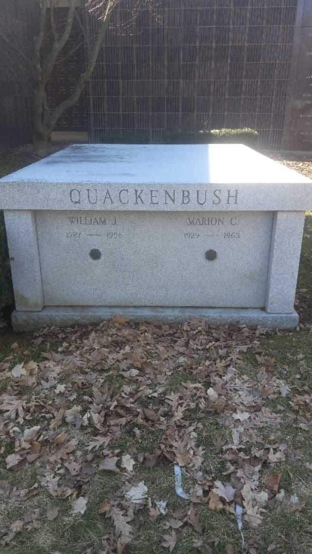 Marion C. Quackenbush's grave. Photo 3