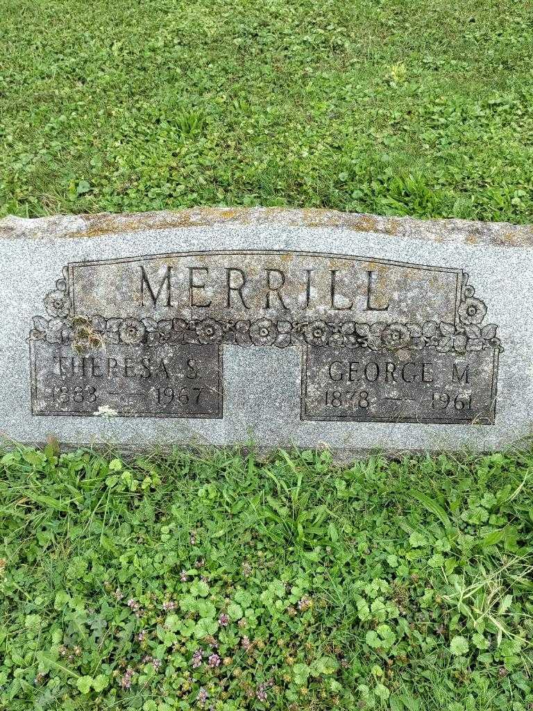 George M. Merrill's grave. Photo 3