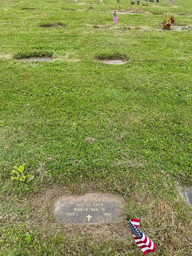 Homer R. Harrison's grave. Photo 2