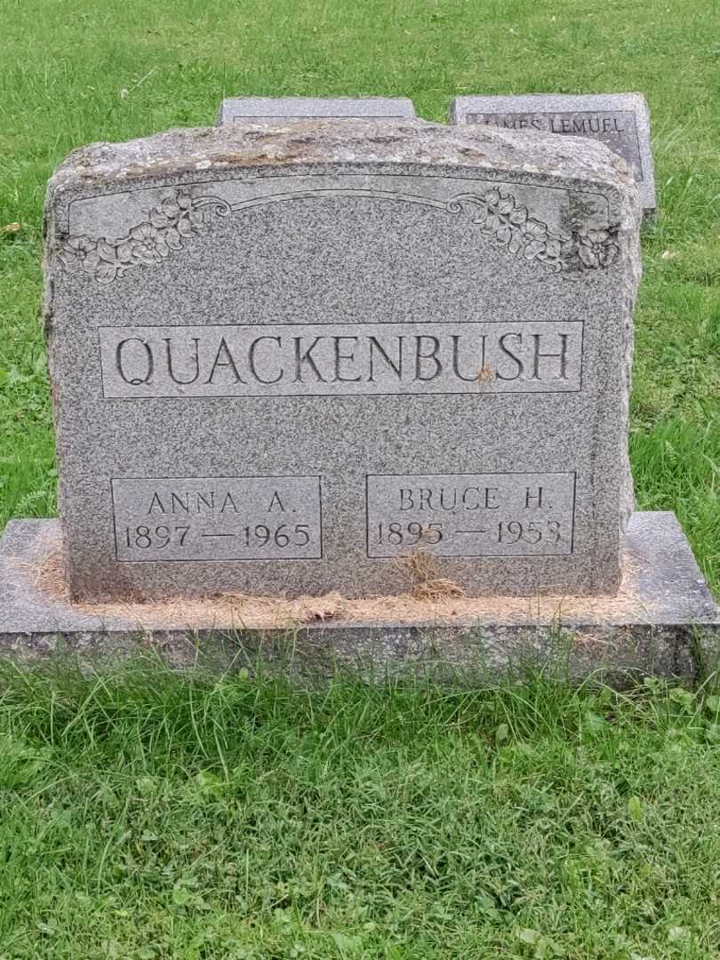 Anna A. Quackenbush's grave. Photo 6