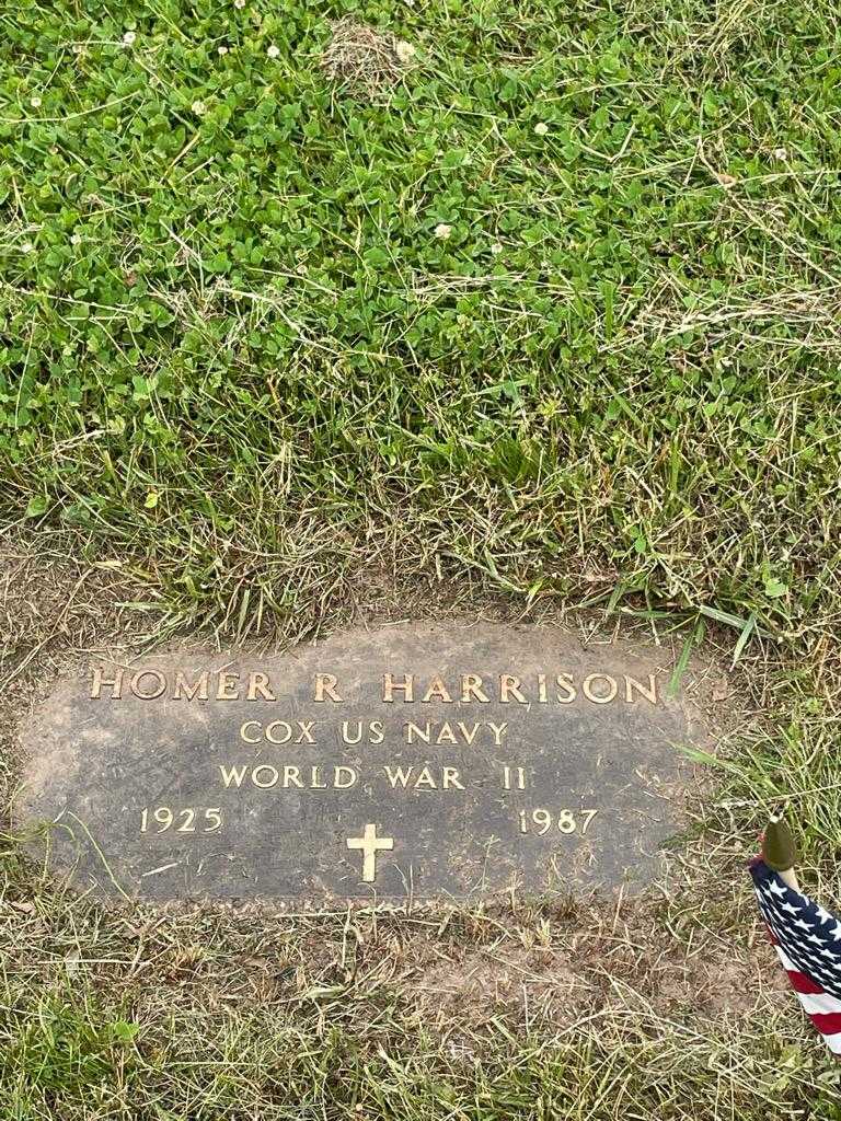 Homer R. Harrison's grave. Photo 3
