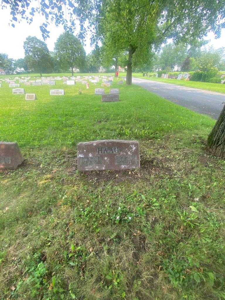 Emerson A. Haag's grave. Photo 1