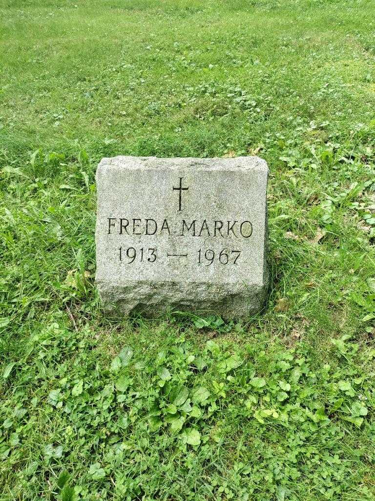 Freda Marko's grave. Photo 2