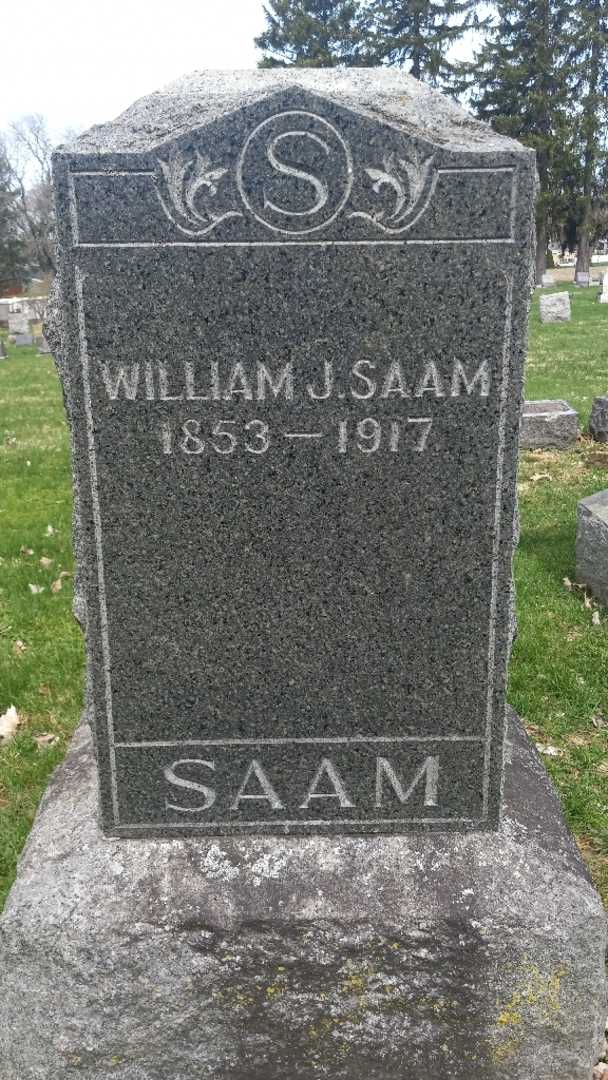 William J. Saam's grave. Photo 3