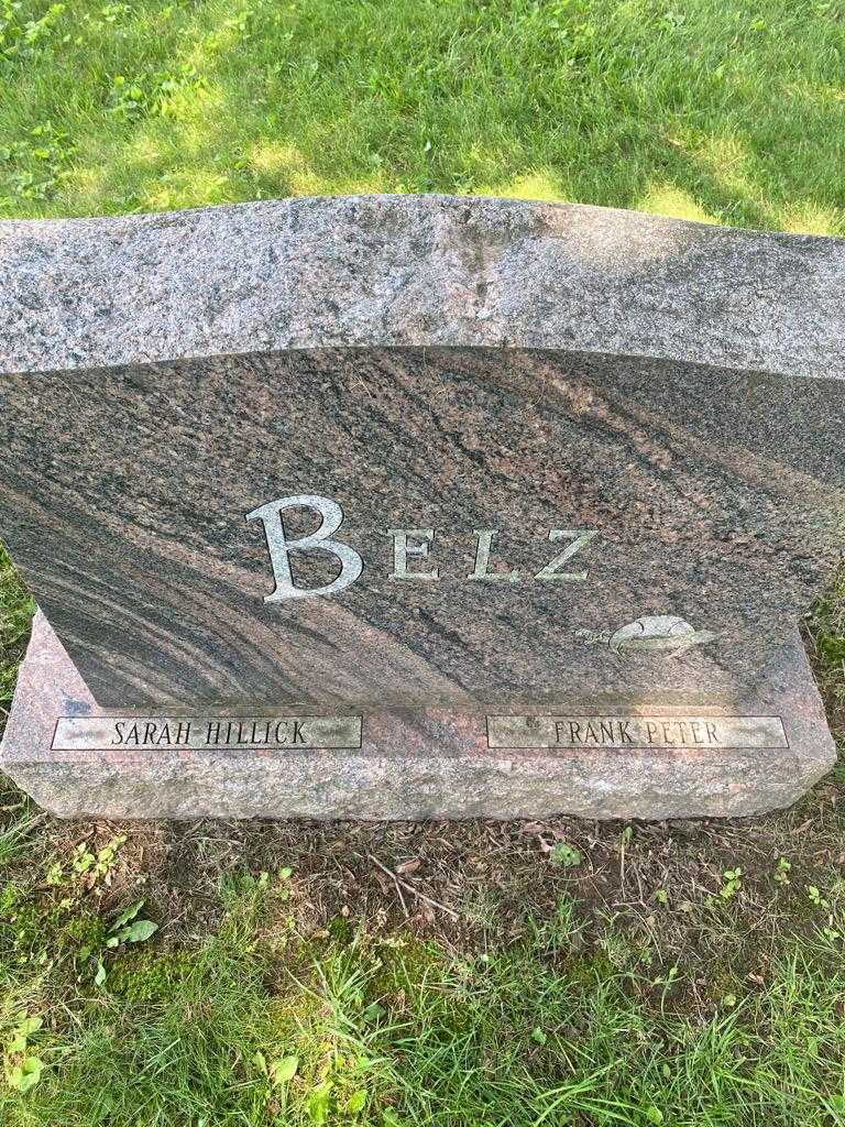 Sarah Hillick Belz's grave. Photo 3