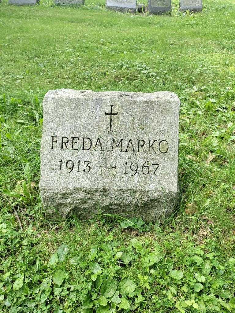 Freda Marko's grave. Photo 3