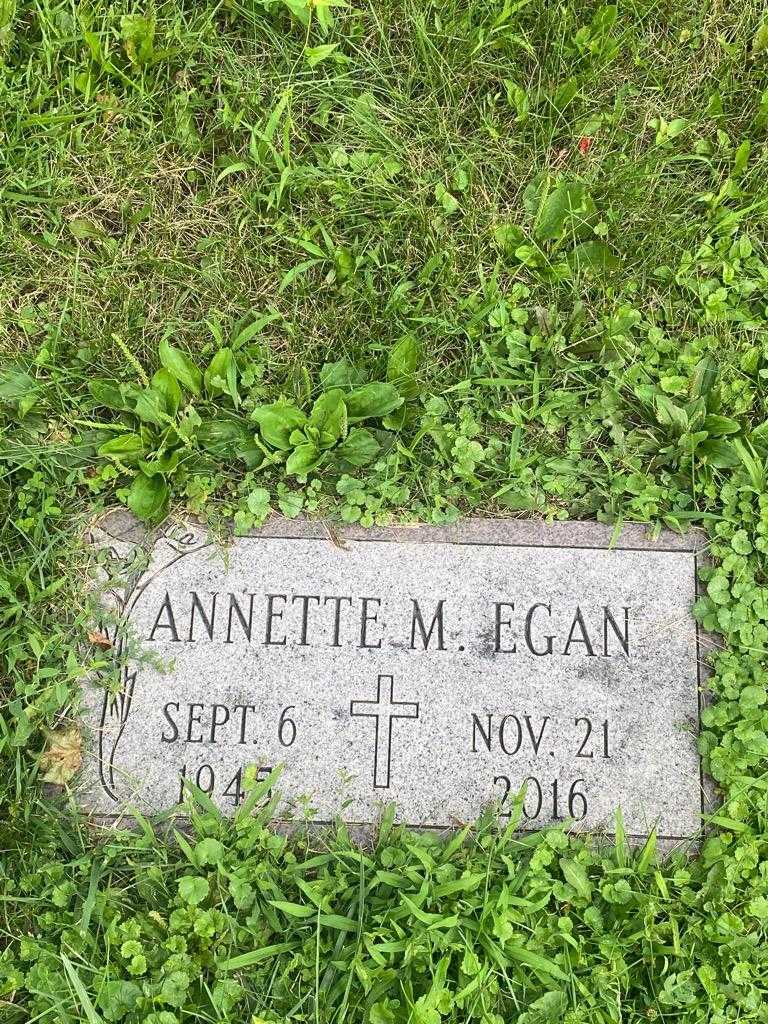 Annette M. Egan's grave. Photo 2