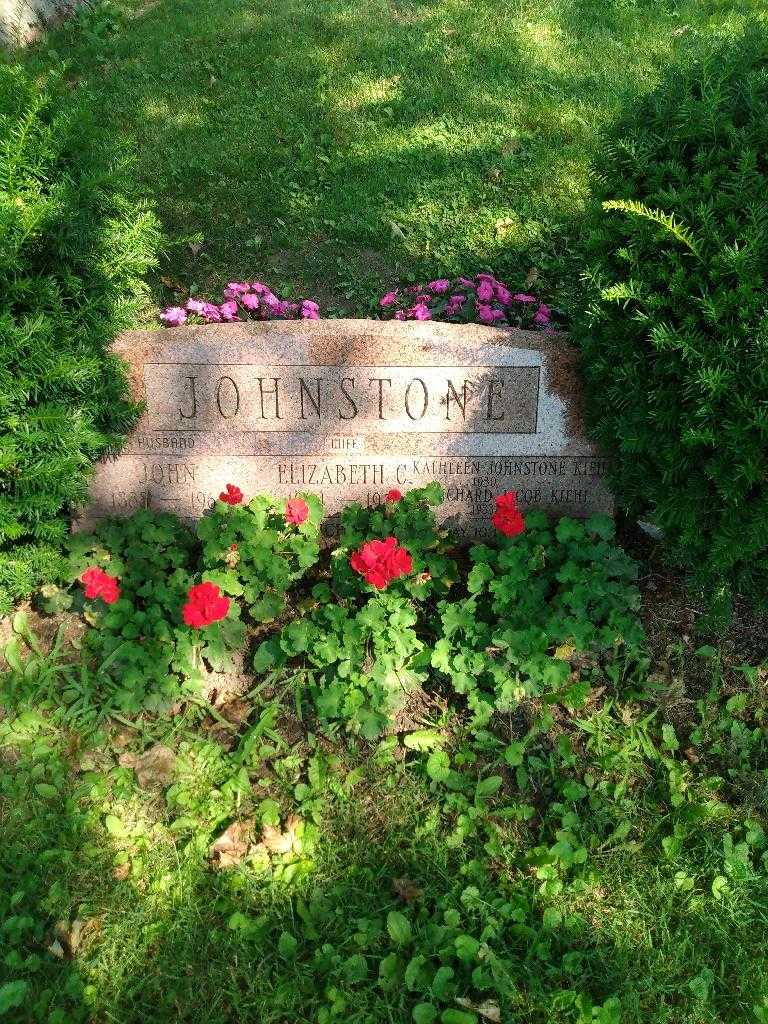 Elizabeth C. Johnstone's grave. Photo 2