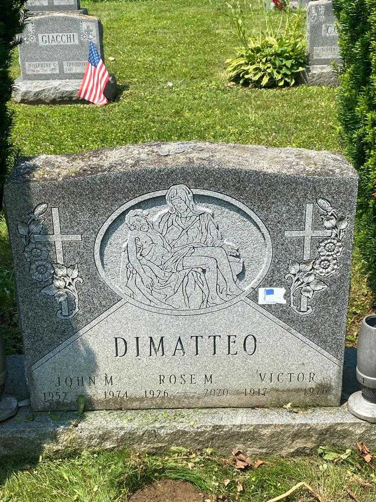 Victor Dimatteo's grave. Photo 3