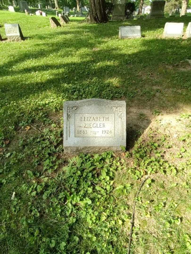 Elizabeth Ziegler's grave. Photo 3