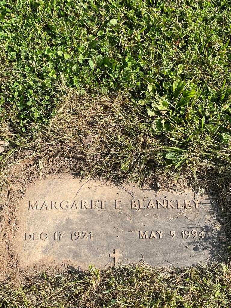 Margaret E. Blankley's grave. Photo 3