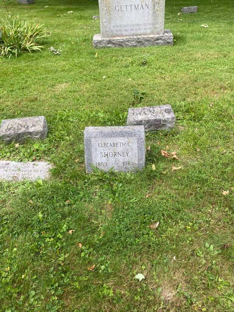 Elizabeth C. Shorney's grave. Photo 2