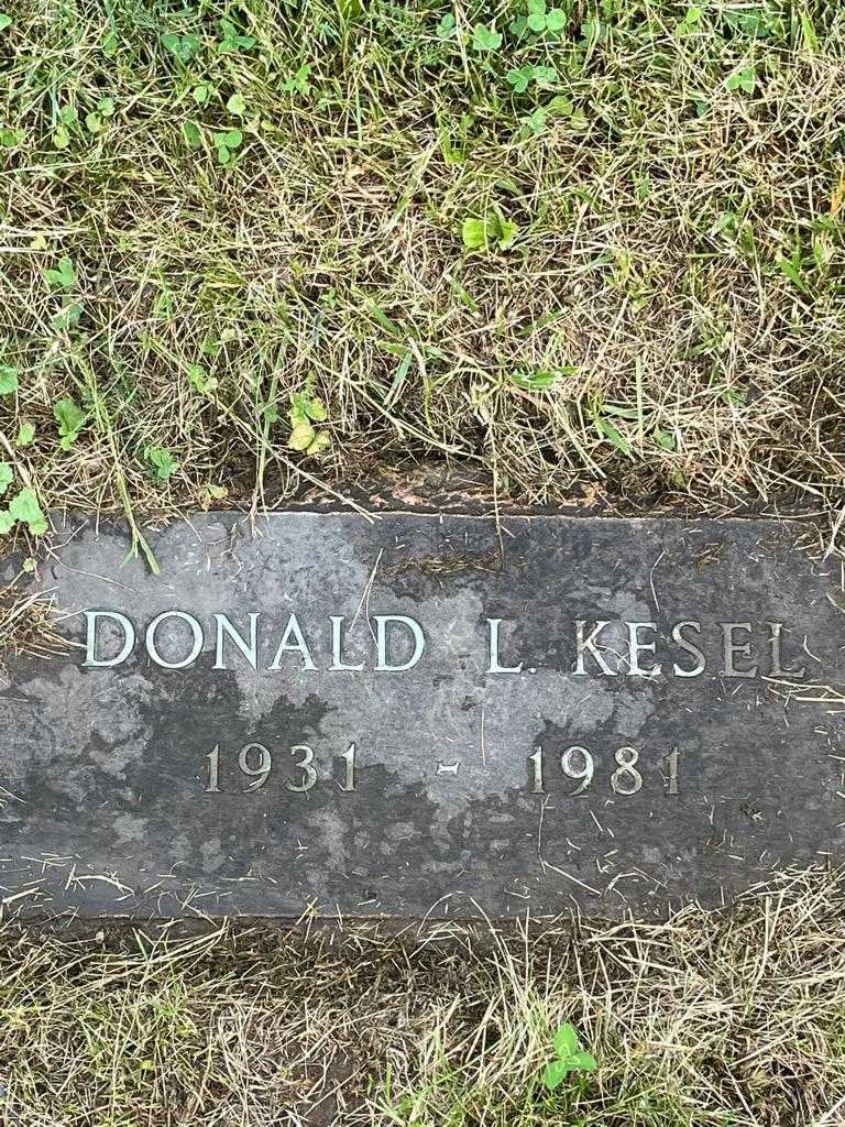 Donald L. Kesel's grave. Photo 3