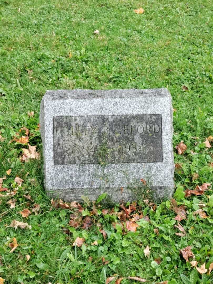 Halley B. Ufford's grave. Photo 2