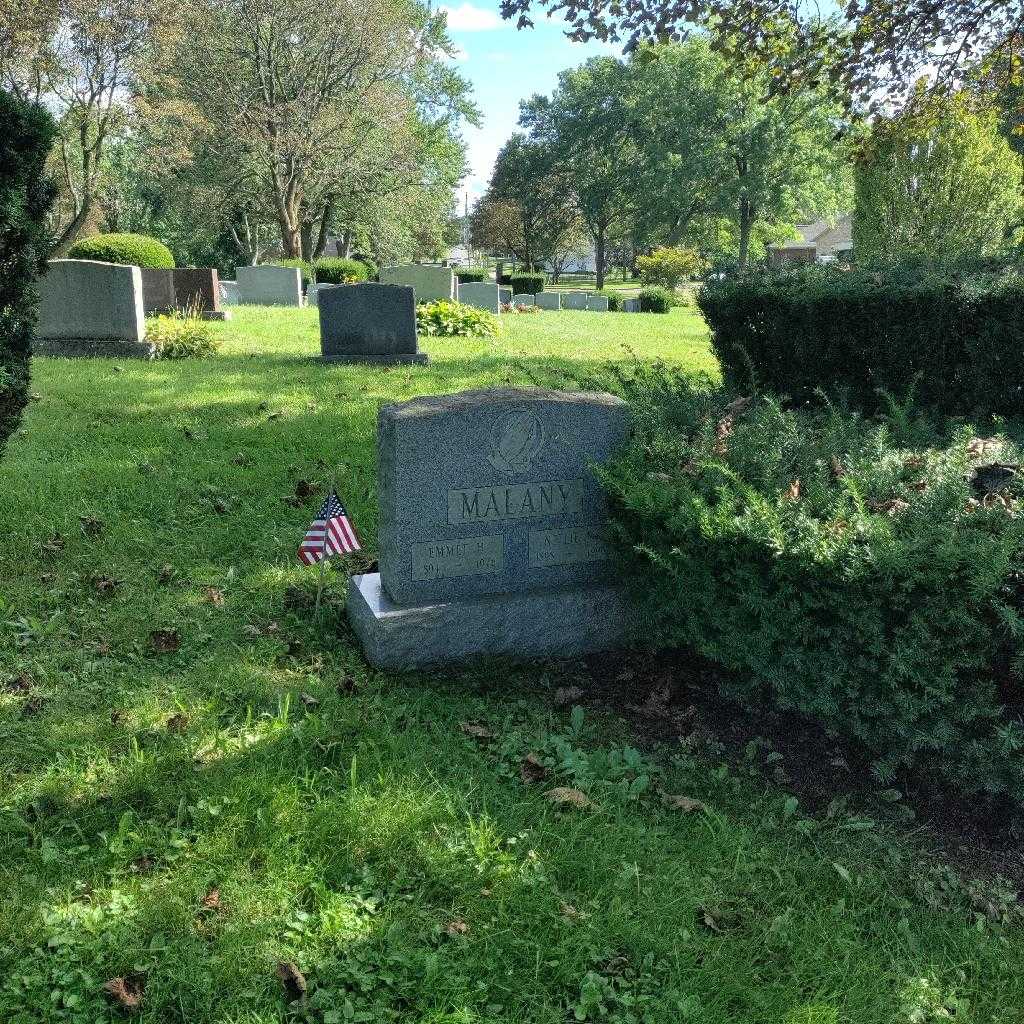 Nellie M Hudson Malany's grave. Photo 1