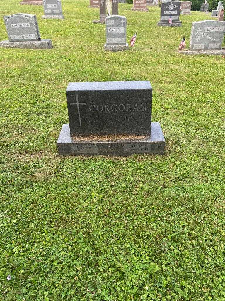 John E. Corcoran's grave. Photo 2