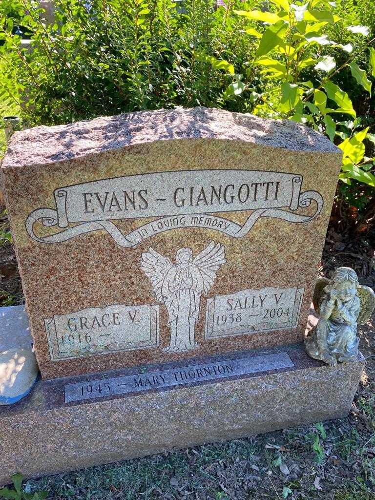 Sally V. Evans-Giangotti's grave. Photo 3