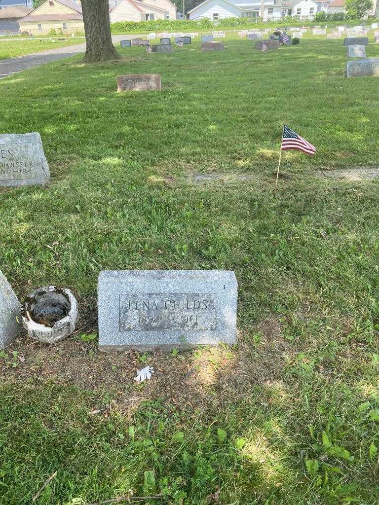 Lena Childs's grave. Photo 2