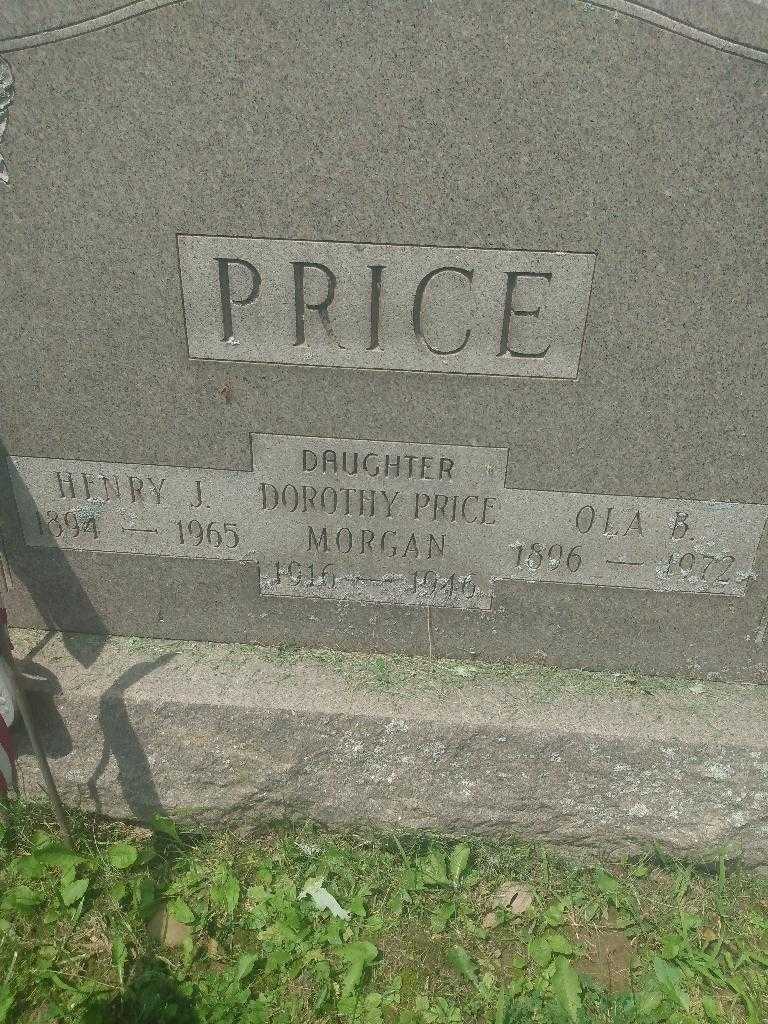 Dorothy Price Morgan's grave. Photo 3