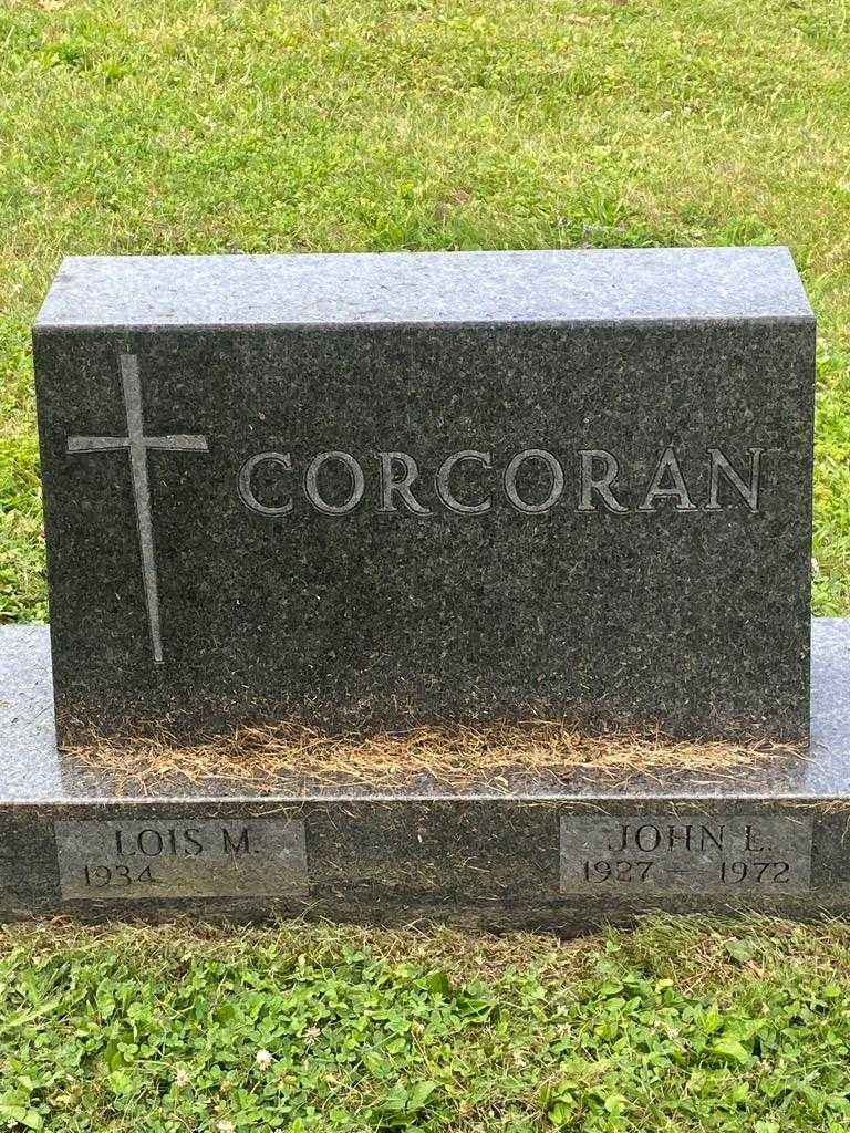 John E. Corcoran's grave. Photo 3