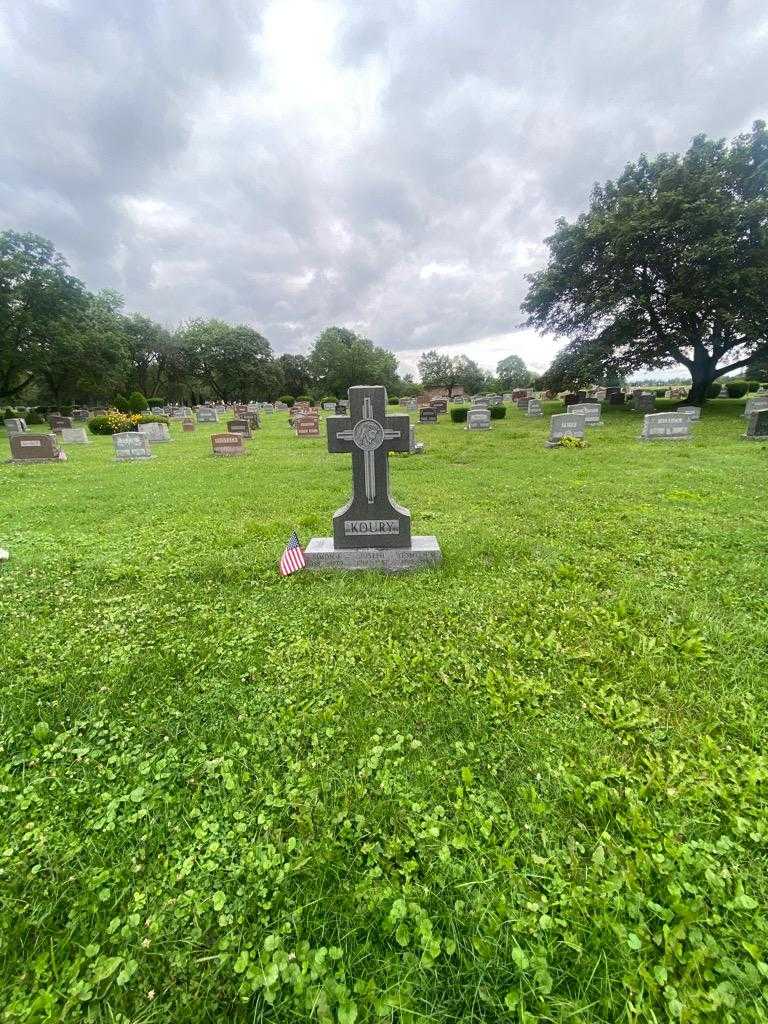 Mitchell Koury's grave. Photo 1