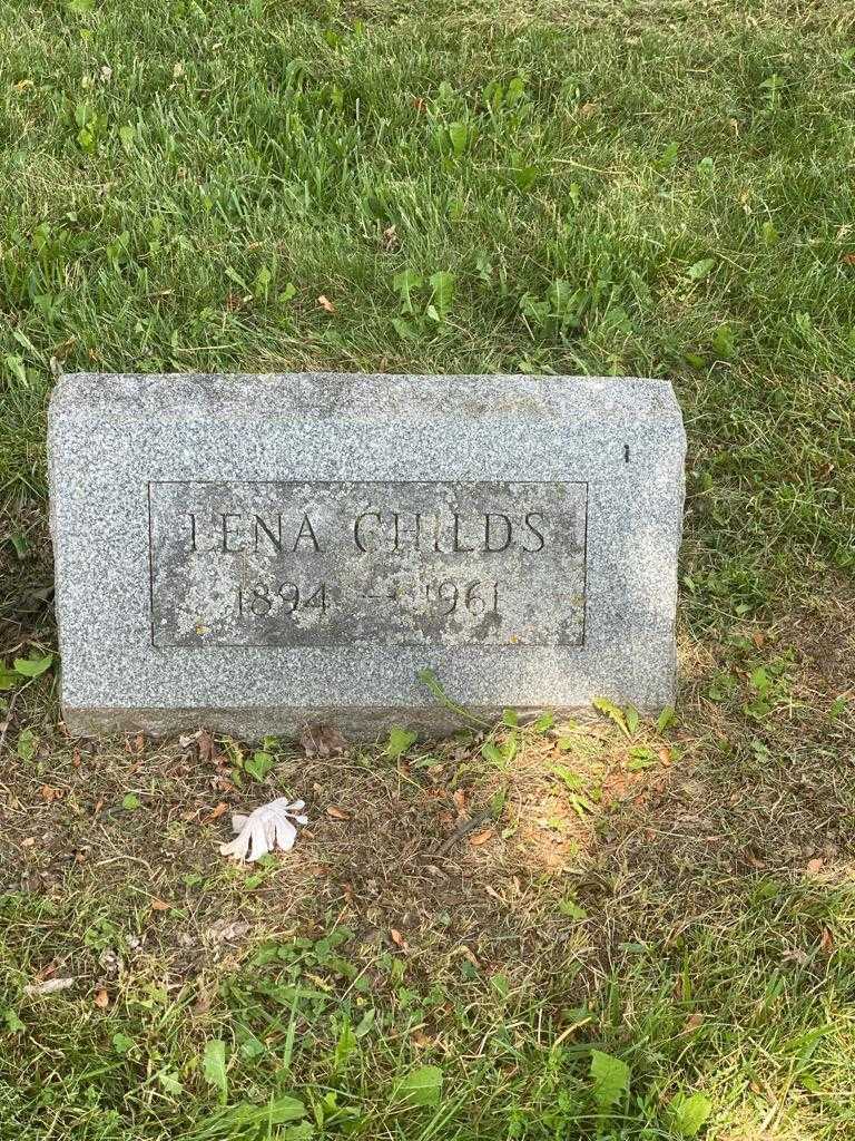 Lena Childs's grave. Photo 3