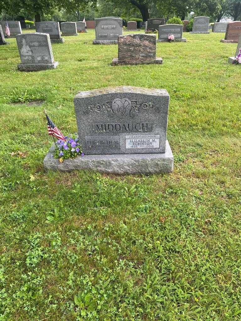 Elizabeth M. Middaugh's grave. Photo 2
