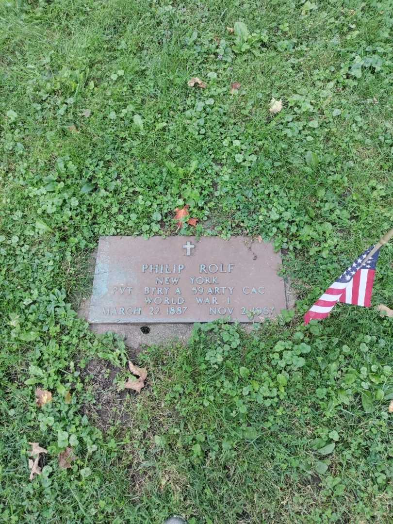 Philip Rolf's grave. Photo 2