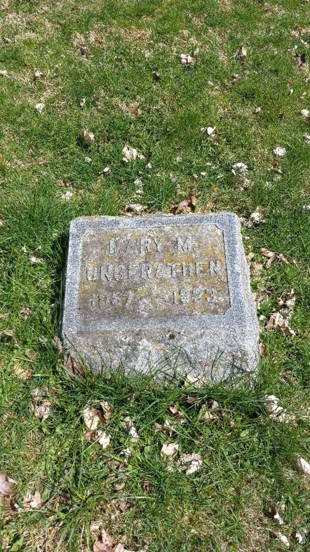 Mary Maas Ungerathen's grave. Photo 2