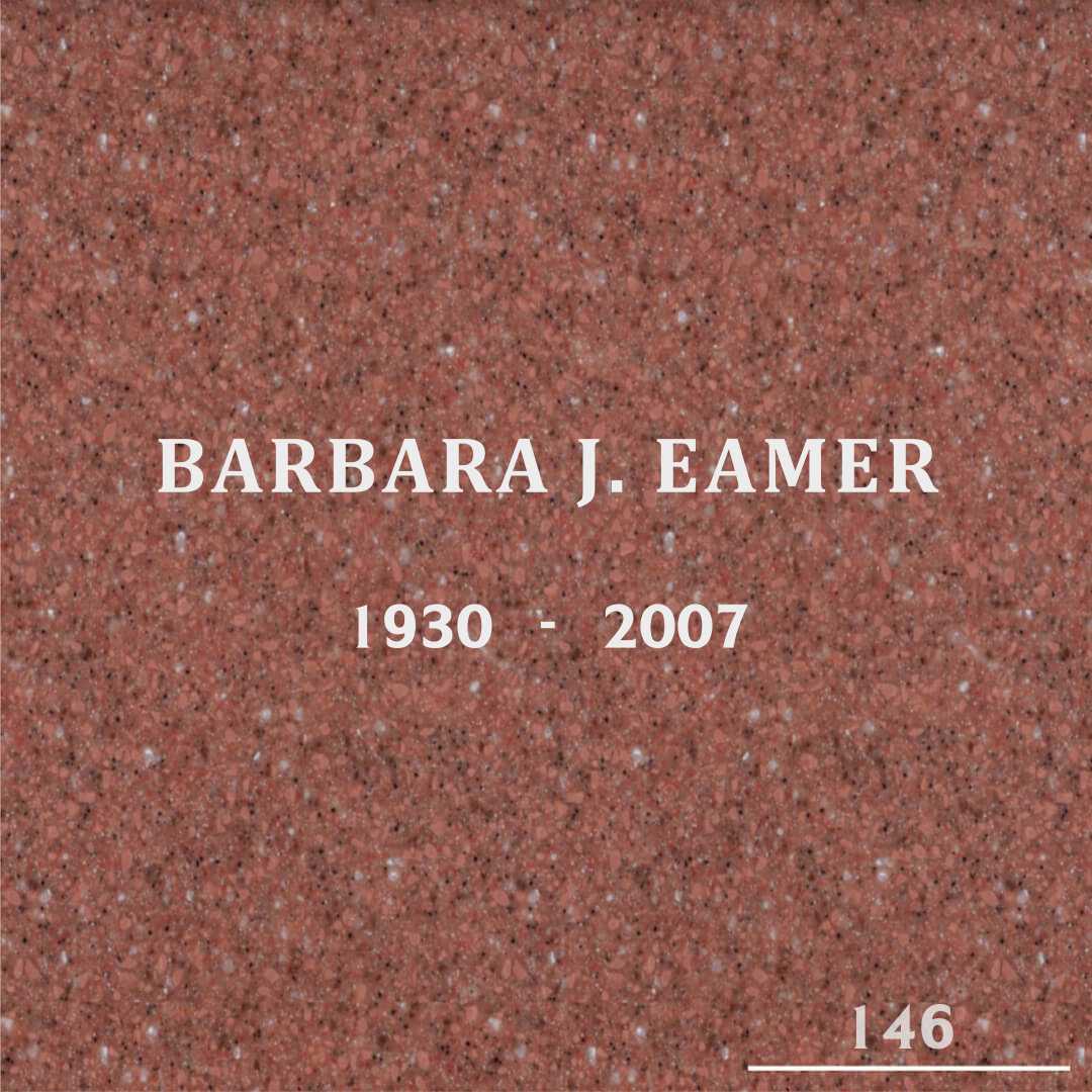 Barbara J. Eamer's grave