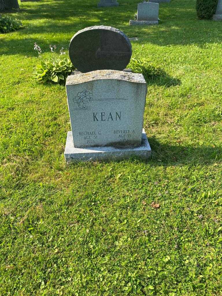 Beverly A. Kean's grave. Photo 2