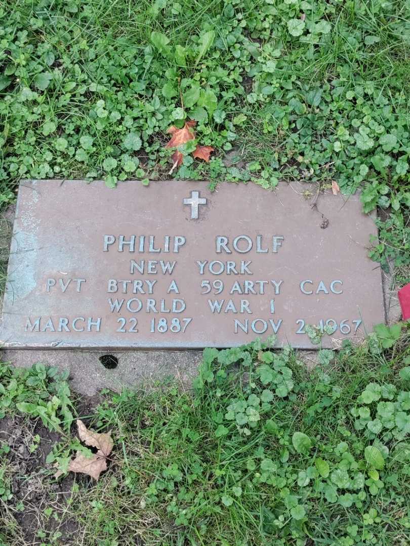 Philip Rolf's grave. Photo 3