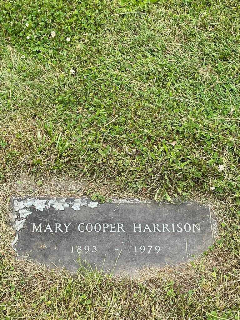 Mary Cooper Harrison's grave. Photo 3