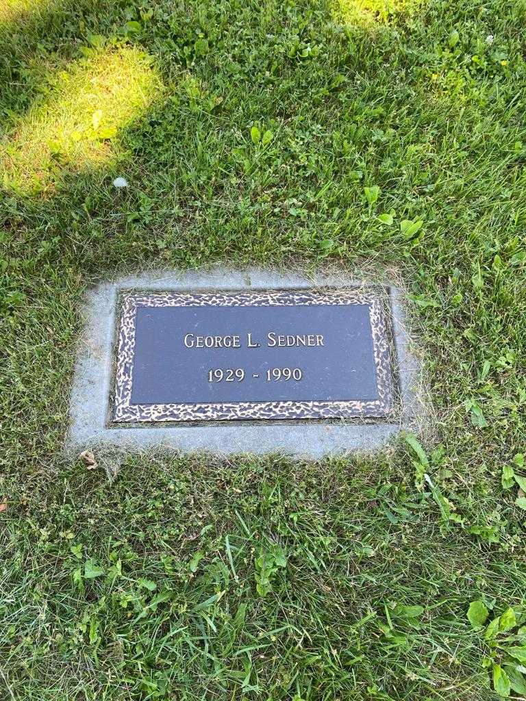 George L. Sedner's grave. Photo 3