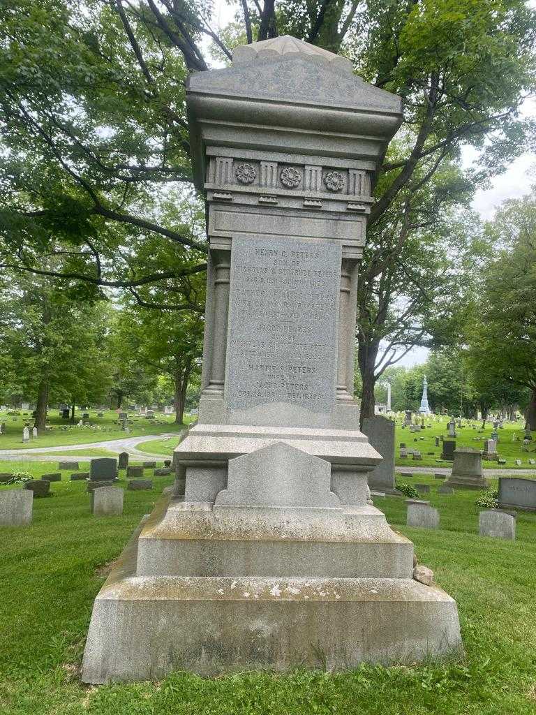 Hattie S. Peters's grave. Photo 1