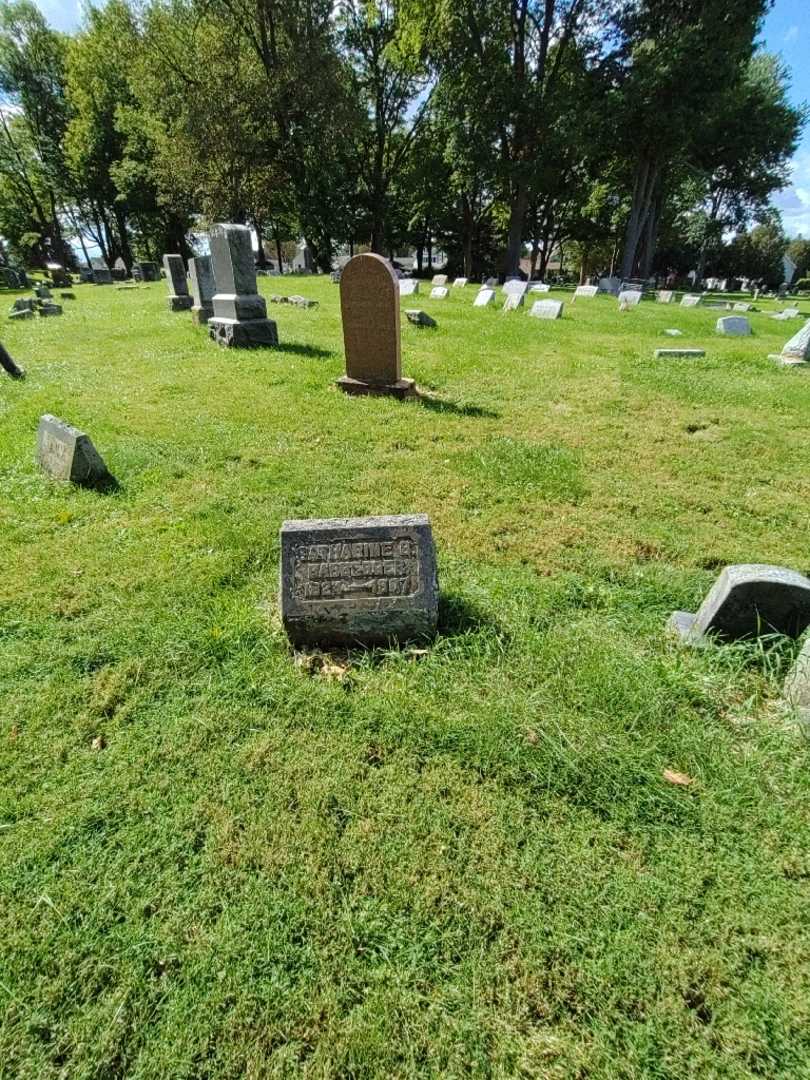 Catharine B. Babbergar's grave. Photo 1
