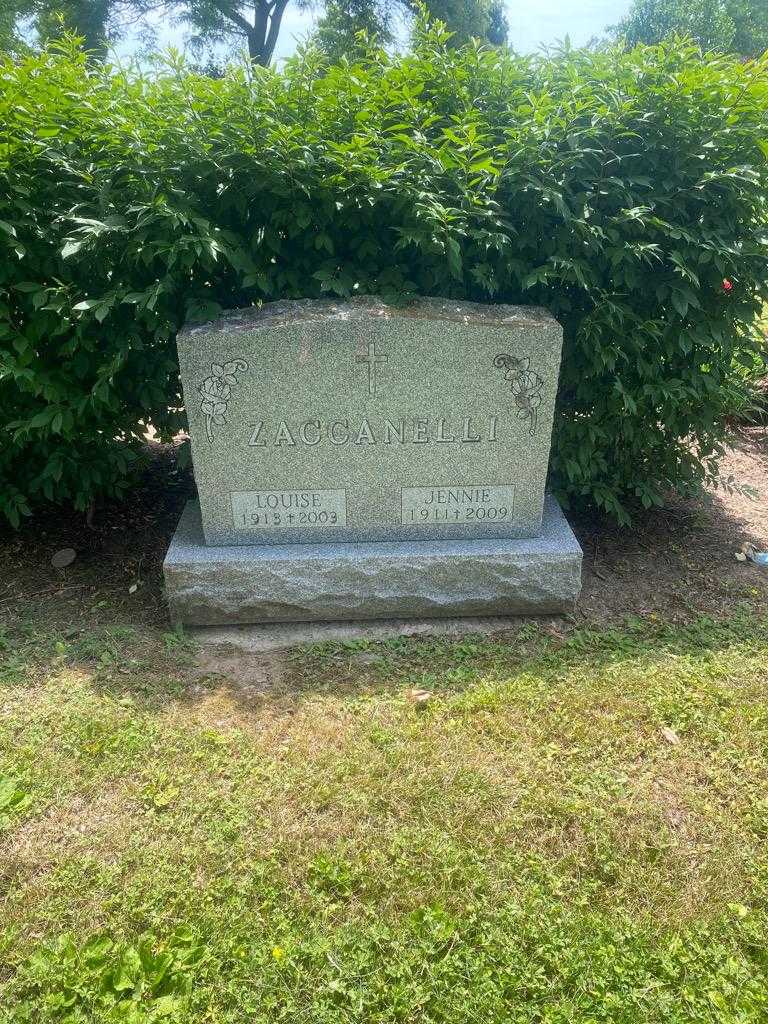 Jennie Zaccanelli's grave. Photo 2