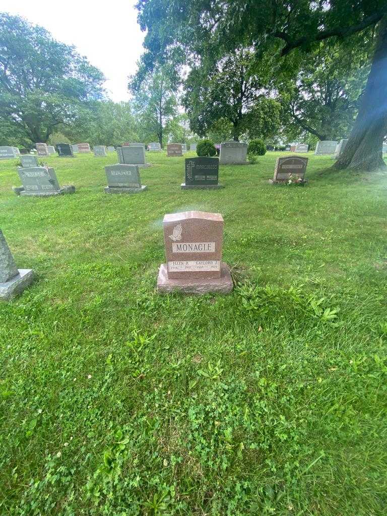 Ellen P. Monagle's grave. Photo 1