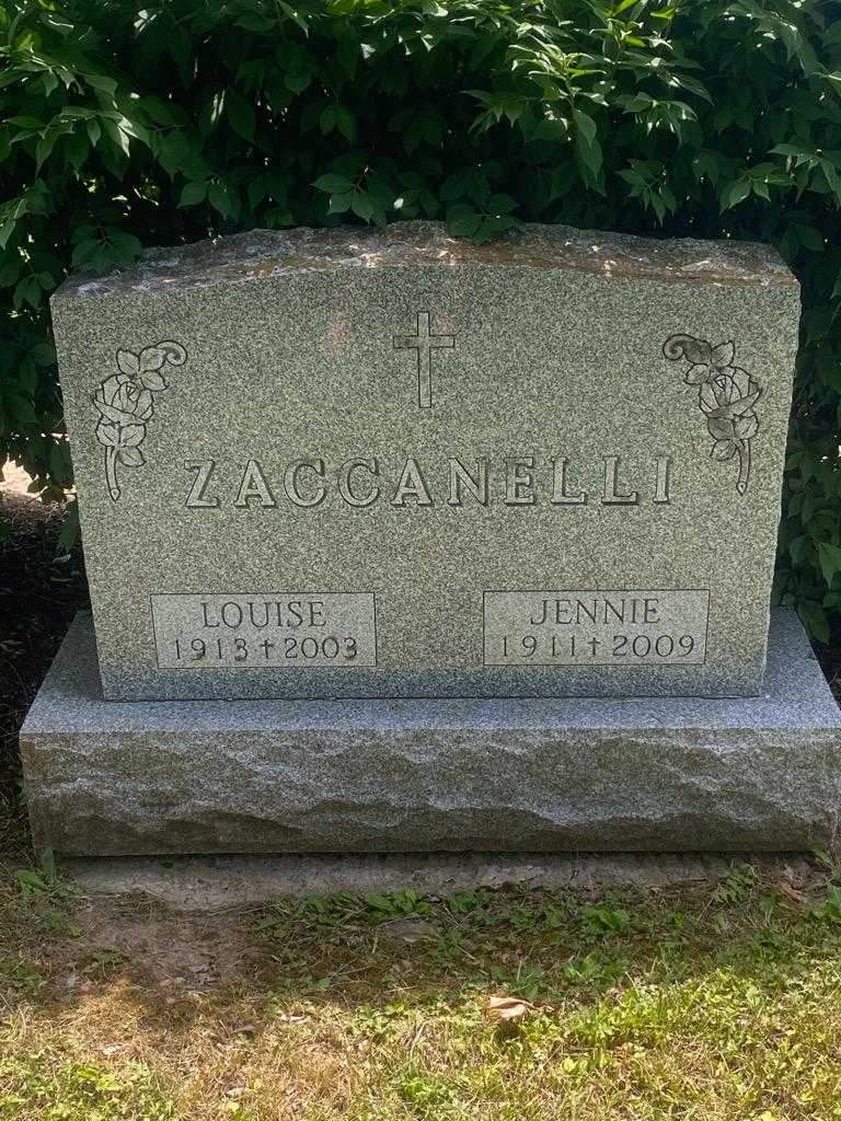 Jennie Zaccanelli's grave. Photo 3