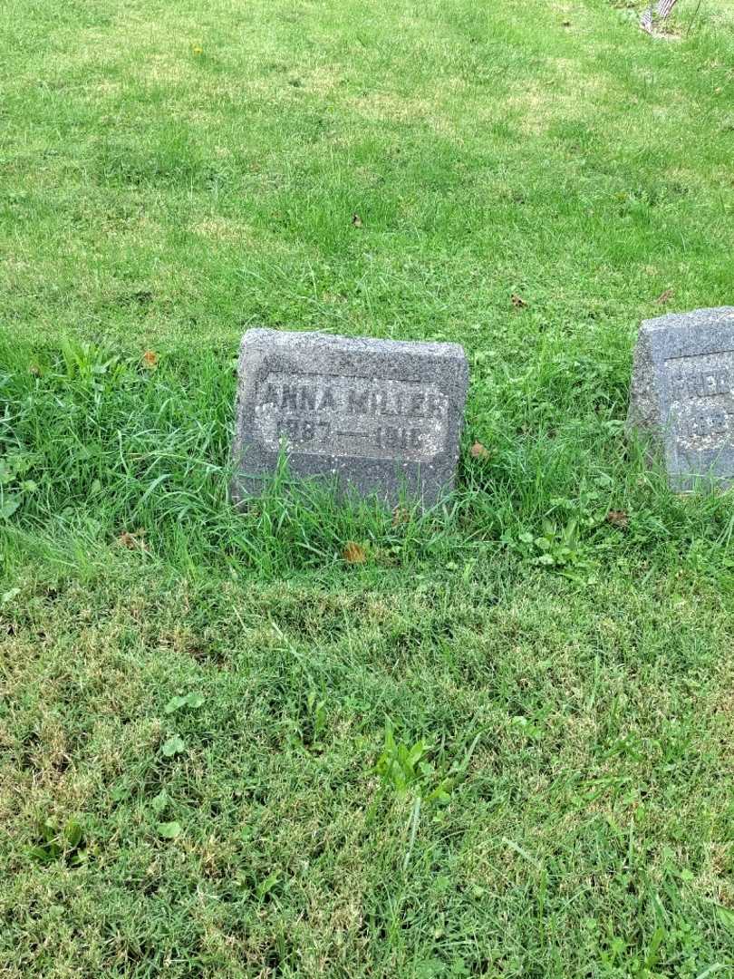 Anna Miller's grave. Photo 2