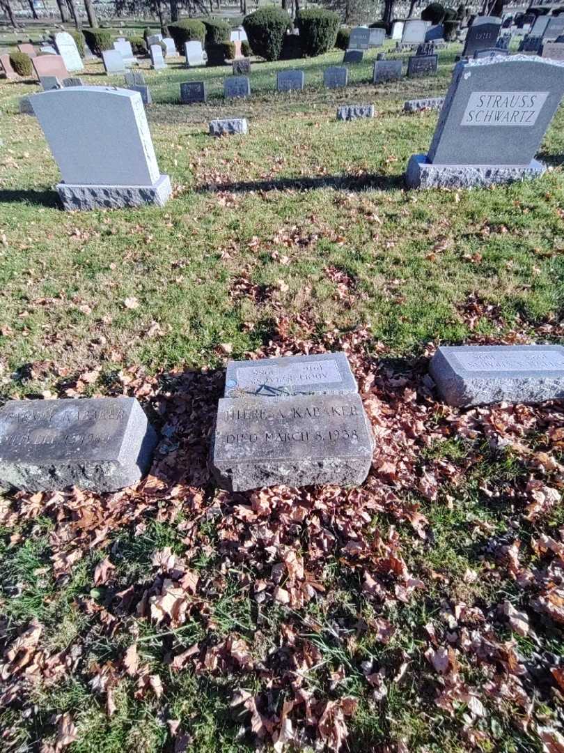 Theresa Kabaker's grave. Photo 1