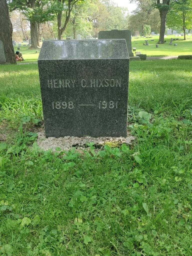 Henry C. Hixson's grave. Photo 2
