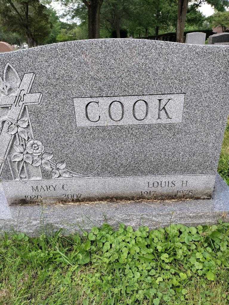 Louis H. Cook's grave. Photo 3