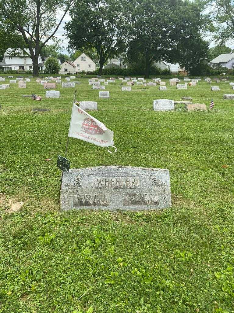 Rosalie H. Wheeler's grave. Photo 2