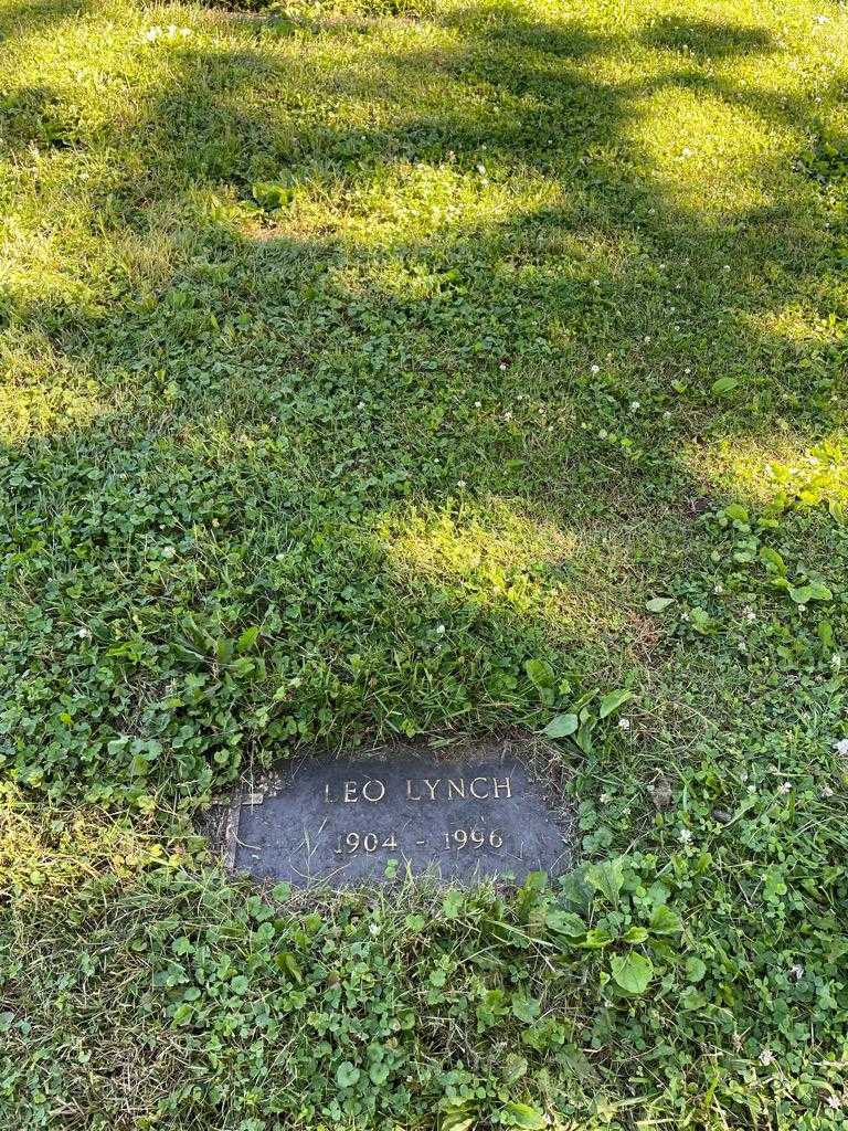 Leo Lynch's grave. Photo 2