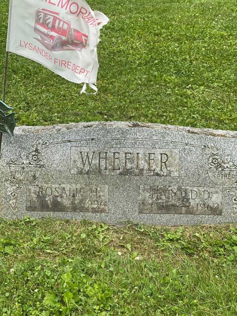 Rosalie H. Wheeler's grave. Photo 3