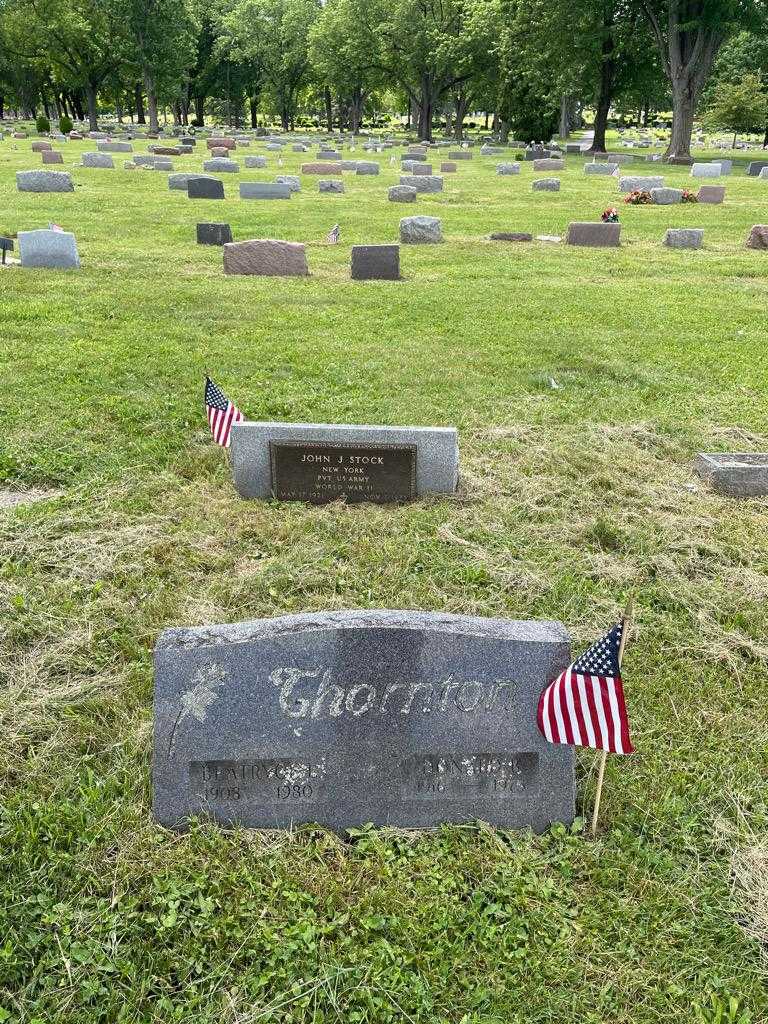 Donald B. Thornton's grave. Photo 2