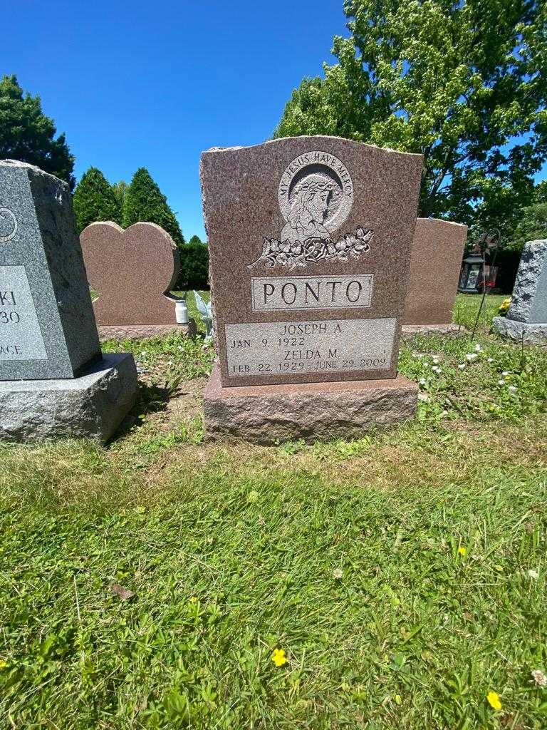 Zelda M. Ponto's grave. Photo 1