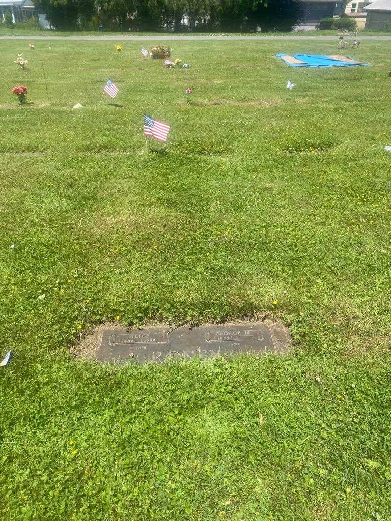 Alice Roney's grave. Photo 2